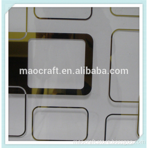 Melt feeling art decorative titanium glass for windows and doors